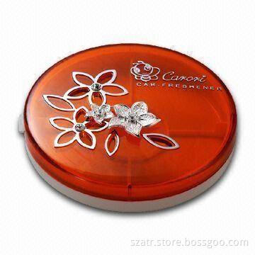 Car Air Freshener with Inlay Diamond and Long Lasting Fragrance